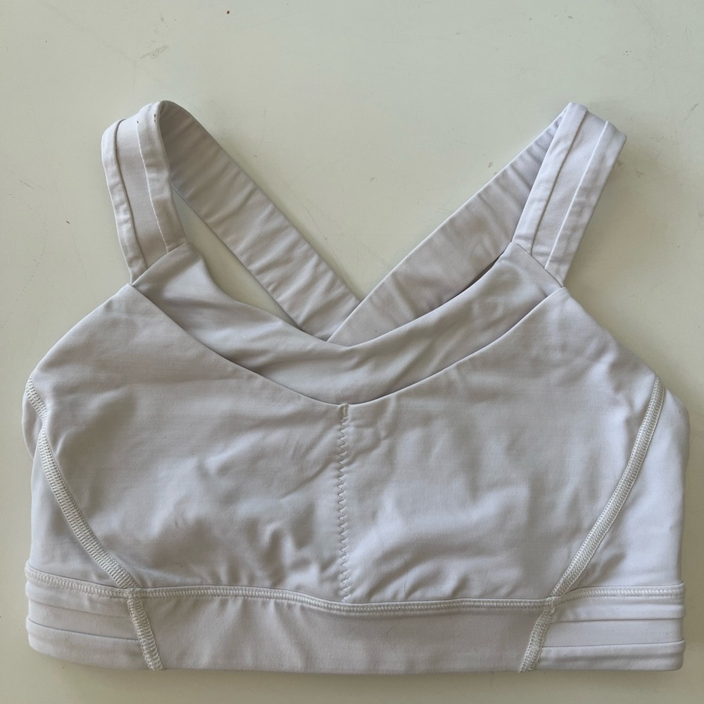 Lululemon Women's White Sports Bra